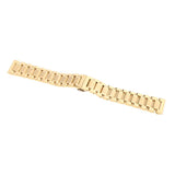 Maxbell Men's Stainless Steel Watch Band Strap Bracelet Double Clasp Gold 20mm - Aladdin Shoppers