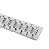 Maxbell Men's Stainless Steel Watch Band Strap Bracelet Double Clasp Silver 23mm - Aladdin Shoppers