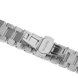Maxbell Men's Stainless Steel Watch Band Strap Bracelet Double Clasp Silver 22mm - Aladdin Shoppers