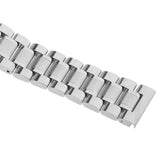 Maxbell Men's Stainless Steel Watch Band Strap Bracelet Double Clasp Silver 22mm - Aladdin Shoppers