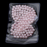 Maxbell 150Pcs Imitation Pearl No Hole ABS Plastic Charm DIY Loose Beads Pink - Aladdin Shoppers