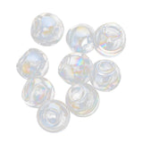 Maxbell 10pcs Rainbow Mini Clear Glass Globe Glass Ball Bottle Pendant Charms 12mm