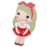 Maxbell Maxbell Cute Cartoon Pattern Wooden Mirror Kids Hand Pocket Mirror Cosplay Toys #5