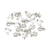 Maxbell 20PCS 12 X 10mm Silver Plated Metal Clip On Earring Earwire Jewelry Findings - Aladdin Shoppers