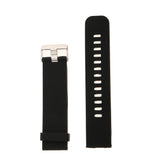 Maxbell Durable Men Silicone Waterproof Sports Watchband Strap Deployment Clasp 22mm