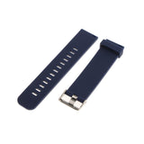 Maxbell Durable Men Silicone Waterproof Sports Watchband Strap Deployment Clasp 22mm