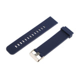 Maxbell Durable Men Silicone Waterproof Sports Watchband Strap Deployment Clasp 22mm