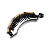 Maxbell 2pcs Lady Large Acetate Banana Hair Clips Hair Clamps Claws Ponytail Holder
