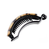Maxbell 2pcs Lady Large Acetate Banana Hair Clips Hair Clamps Claws Ponytail Holder