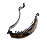 Maxbell 2pcs Lady Large Acetate Banana Hair Clips Hair Clamps Claws Ponytail Holder