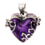 Maxbell 2pcs Love Heart Urn Cremation Keepsake Pendant Memorial Jewelry Casket