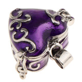 Maxbell 2pcs Love Heart Urn Cremation Keepsake Pendant Memorial Jewelry Casket