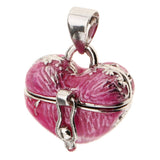 Maxbell 2pcs Love Heart Urn Cremation Keepsake Pendant Memorial Jewelry Casket