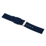 Maxbell 20mm Silicone Waterproof Sports Watchband Strap Deployment Clasp Navy Blue - Aladdin Shoppers