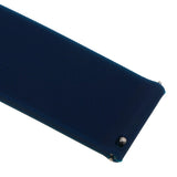 Maxbell 20mm Silicone Waterproof Sports Watchband Strap Deployment Clasp Navy Blue - Aladdin Shoppers