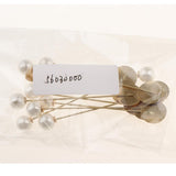 Maxbell 10Pcs Pearl Lapel Stick Pin Base Brooch Glue on Collar Suit Lapel Pin 78mm - Aladdin Shoppers