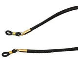 Maxbell Maxbell Sport Eyeglasses Holder Cord PU Leather Rope Strap Sunglasses Retainer Black