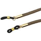 Maxbell Maxbell Sport Eyeglasses Holder Cord PU Leather Rope Strap Sunglasses Retainer Brown