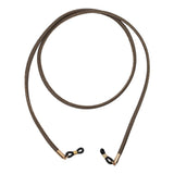 Maxbell Maxbell Sport Eyeglasses Holder Cord PU Leather Rope Strap Sunglasses Retainer Brown