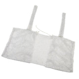 Maxbell Maxbell Bikini Sexy Crystal Rhinestone Metal Bra Vest Body Chain Club Party Silver