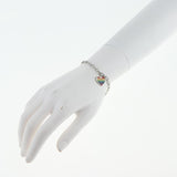 Maxbell Fashion Transgender LGBT Gay Pride Rainbow Flag Chain Link Bracelet Silver - Aladdin Shoppers