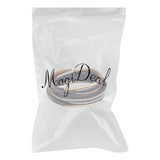 Maxbell Maxbell Women Multilayer Leather Bracelet Wrap Crystal Bracelet Magnet Buckle Blue