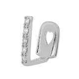 Maxbell Rhinestone Bar Teeth 18K Gold Plated Cap Fang Hip Hop Grills Silver - Aladdin Shoppers