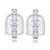 Maxbell Rhinestone Bar Teeth 18K Gold Plated Cap Fang Hip Hop Grills Silver - Aladdin Shoppers