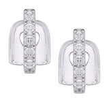 Maxbell Rhinestone Bar Teeth 18K Gold Plated Cap Fang Hip Hop Grills Silver - Aladdin Shoppers