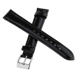 Maxbell Leather Watch Strap 12mm-20mm Wristband for Men Women 16mm Black - Aladdin Shoppers