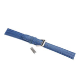 Maxbell Leather Watch Strap 12mm-20mm Wristband for Men Women 12mm Blue - Aladdin Shoppers