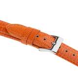 Maxbell Leather Watch Strap 12mm-20mm Wristband for Men Women 12mm Orange - Aladdin Shoppers