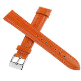 Maxbell Leather Watch Strap 12mm-20mm Wristband for Men Women 12mm Orange - Aladdin Shoppers