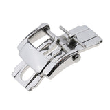 Maxbell 2pcs Stainless Steel Deployment Butterfly Buckle Clasp for Watch Strap 18mm