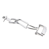 Maxbell 2pcs Stainless Steel Deployment Butterfly Buckle Clasp for Watch Strap 18mm