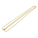 Maxbell 5 Pieces Stainless Steel 2mm Ball Chain Necklace for Men Women Gold - Aladdin Shoppers