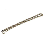 Maxbell 5 Pieces Stainless Steel 2mm Ball Chain Necklace for Men Women Antique Cyan - Aladdin Shoppers