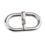 Maxbell 6 Pieces Stainless Steel Watch Accessory Watch Strap Loop Holder Buckle 18mm