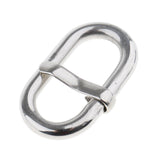 Maxbell 5 Piece Stainless Steel Nylon Watch Band Retainer Loop Ring with Buckle 18mm - Aladdin Shoppers