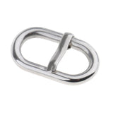 Maxbell 5 Piece Stainless Steel Nylon Watch Band Retainer Loop Ring with Buckle 18mm - Aladdin Shoppers