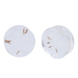 Maxbell 2pcs Dandelion Flower Ear Plug Acrylic Flesh Ear Plug Tunnel Expander 10mm - Aladdin Shoppers