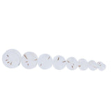 Maxbell 2pcs Dandelion Flower Ear Plug Acrylic Flesh Ear Plug Tunnel Expander 10mm - Aladdin Shoppers