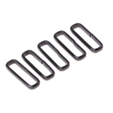 Maxbell 5 Piece Stainless Steel Rings Nylon Strap Watchband Buckle Black 22mm - Aladdin Shoppers