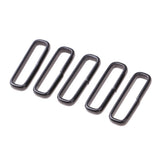 Maxbell 5 Piece Stainless Steel Rings Nylon Strap Watchband Buckle Black 22mm - Aladdin Shoppers