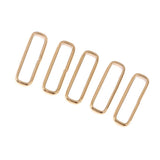 Maxbell 5 Piece Stainless Steel Rings Nylon Strap Watchband Buckle Gold 24mm - Aladdin Shoppers