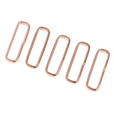 Maxbell 5 Piece Stainless Steel Rings Nylon Strap Watchband Buckle Rose Gold 20mm - Aladdin Shoppers