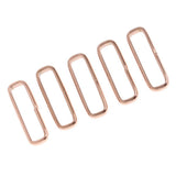 Maxbell 5 Piece Stainless Steel Rings Nylon Strap Watchband Buckle Rose Gold 20mm - Aladdin Shoppers