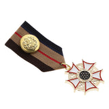 Maxbell 2 Pieces Fabric Medal Pendant Badge Men Women Cospaly Uniform Brooch Pin
