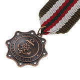 Maxbell 2 Pieces Anchor Star Nautical Themed Brooch Pin Epaulet Badge Uniform Decor