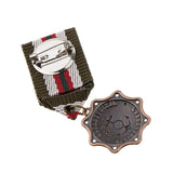 Maxbell 2 Pieces Anchor Star Nautical Themed Brooch Pin Epaulet Badge Uniform Decor